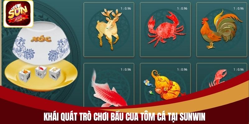 Khái quát trò chơi bầu cua tôm cá tại Sunwin